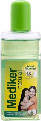 Mediker natural Anti Lice Treatment Hair Oil - 50ml Pack Of 5 Hair Oil