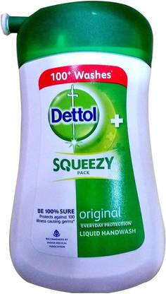 Dettol Squeezy Original Liquid Handwash 100 Ml Hand Wash Bottle