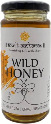 amrit aachman Wild Honey Natural- Glass Bottle