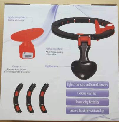 GYMIGO ®IXVI-FHV-559-Not Drop Smart Magnet Hula Hoop with Counter Hula Hoop