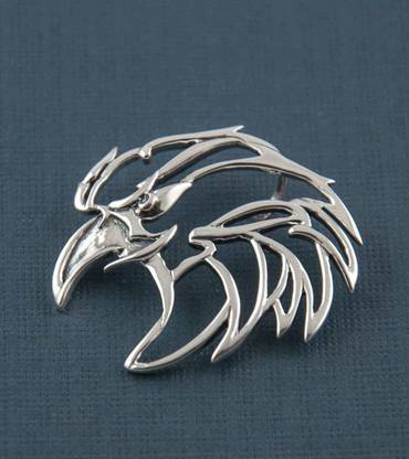 Fourseven Fourseven Jewellery Pure 925 Sterling Silver Soar Like an Eagle Pendant Sterling Silver Pendant