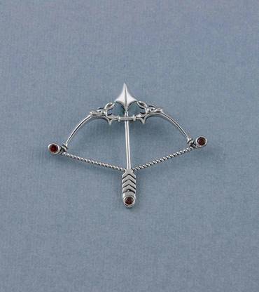 Fourseven Fourseven Jewellery Pure 925 Sterling Silver Dhanush Pendant Cubic Zirconia Sterling Silver Pendant