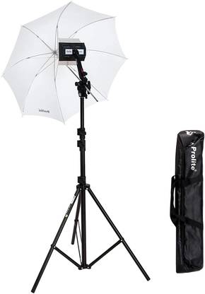 Prolite Studio B4 Continuous/Video Light Kit with 9 ft Light Stand, B4/Sungun White Reflector Umbrella