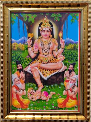 SAI BALAJI ACRALICS Dakshinamurthy Religious Frame