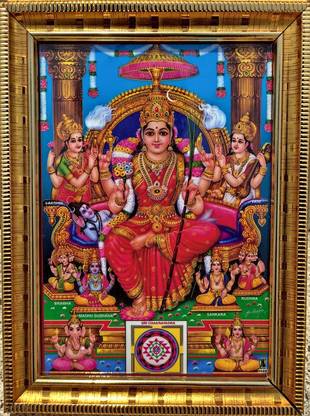 SAI BALAJI ACRALICS Lalita Devi Religious Frame