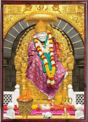 Pictoreal Sai Baba Religious Frame