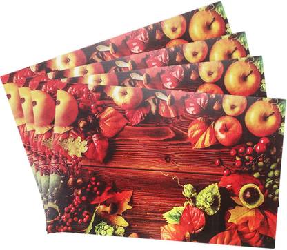 Flipkart SmartBuy Rectangular Pack of 4 Table Placemat