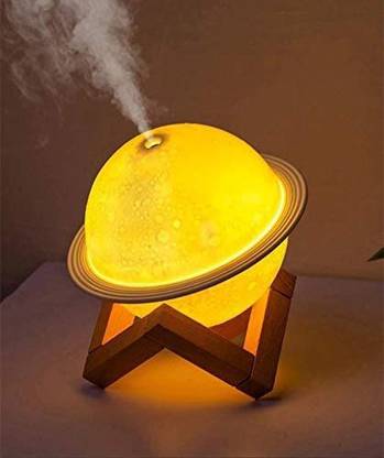 AMIGOS STORE 2 in 1 Moon Lamp Cool Humidifier 3D LED Night Light Humidifiers For Home Table Lamps Lamp Shade