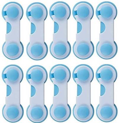 Mopslik Baby Safety Child Proofing Cabinet / Drawer Locks - Pack Of 10