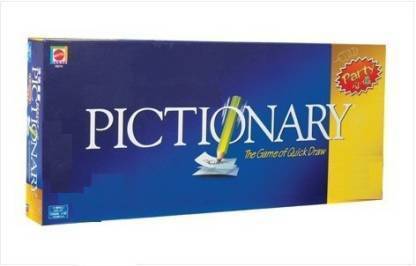 SJ Exims Pictionary Original The Game OF Quick Draw Party & Fun Games Board Game Word Games