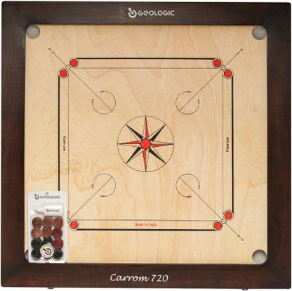 Geologic by Decathlon Carrom Board 720 29 cm Carrom Board