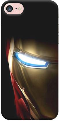 NDCOM Back Cover for Apple iPhone 8 Iron Man Eyes Printed
