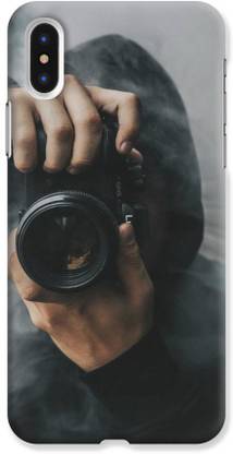 NDCOM Back Cover for Apple iPhone X Camera Photo Click Printed