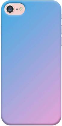 NDCOM Back Cover for Apple iPhone 8 Blue Pink Color Shade Printed