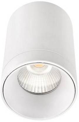 LEDOLUX 3 Watt White body Warm White(3000K) Round Cylindrical LED Surface Mounted Spot Light Down Light for Balcony, Room, Hallway, etc. Ceiling Light Ceiling Lamp
