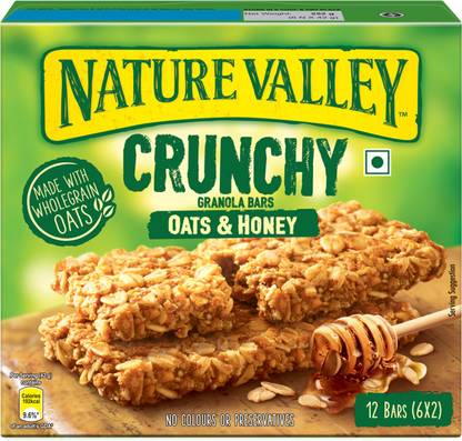 Nature Valley Oats N Honey Crunchy Granola Bars Box