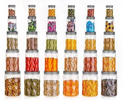 Machagna Grey Color Diamond Shape Plastic Container Set Of 30 00 10 650 350 250ml 00 Ml 10 Ml 650 Ml 350 Ml 250 Ml Plastic Grocery Container Price In India Buy Machagna Grey Color
