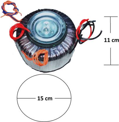 Next Level Toroidal Transformer 70-0-70 volt 25 ampere with 12-0-12 and 0-12 3 amp pure copper for mosfet amplifier board Electronic Components Electronic Hobby Kit