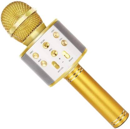 Paramits Bluetooth Karaoke Wireless Microphone for Kids Toys, Wireless Portable Karaoke Machine, Handheld Mic Speaker Christmas Birthday Party for Kids Gifts Android/iOS Compatible Microphone