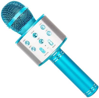 Paramits Bluetooth Karaoke Wireless Microphone for Kids Toys, Wireless Portable Karaoke Machine, Handheld Mic Speaker Christmas Birthday Party for Kids Gifts Android/iOS Compatible Microphone