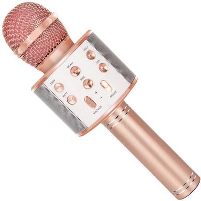 Paramits Bluetooth Karaoke Wireless Microphone for Kids Toys, Wireless Portable Karaoke Machine, Handheld Mic Speaker Christmas Birthday Party for Kids Gifts Android/iOS Compatible Microphone