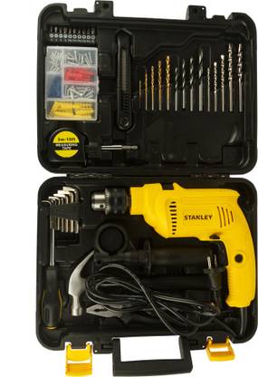 STANLEY SDH600KP-IN DIY 13 mm Hammer Drill Machine and Power & Hand Tool Kit  (120 Tools) at Rs. 1899