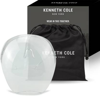 Kenneth Cole KCFSHLDCLR Face Shield with 180° Safety Coverage Unisex Protective Safety Visor