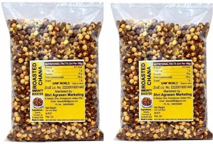 sam' world Roasted Chickpea / Chana (500 Gram* 2 Packet)