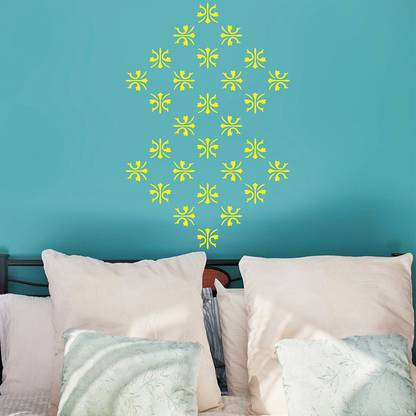 AMAZINGDECOR Diamond Wall art Stencil (Pack of 1 Diamond pattern ) Reusable Wall Painting Stencil for Home Decoration Wall Stencil Wall Stencil Wall stencil Stencil