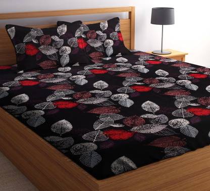 ANTRIN 160 TC Polycotton Double Printed Fitted (Elastic) Bedsheet