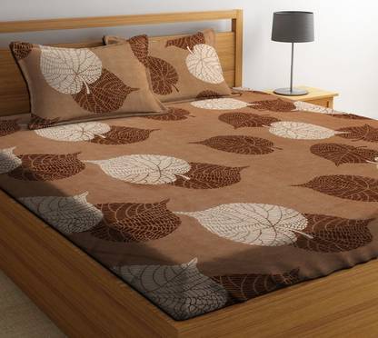 200 TC Microfiber Double 3D Printed Bedsheet