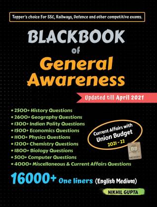 Blackbook of General Awareness