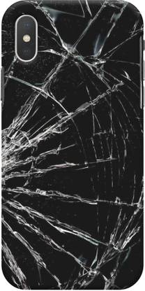 NDCOM Back Cover for Apple iPhone Xs Max Broken (Quebrado) Printed