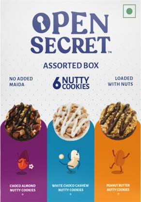 OPEN SECRET Assorted Box of 6 Cookies Biscuit