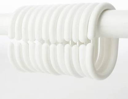 ASHRAFI White Curtain Rings