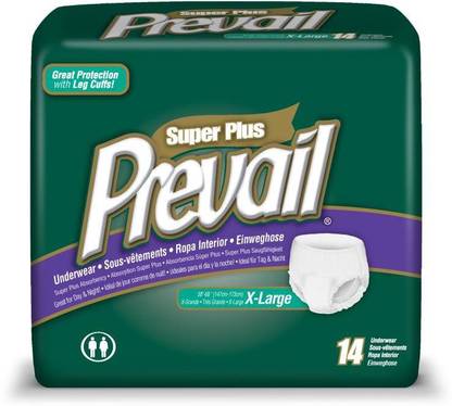 Prevail Super Plus Underwear Adult Diapers - XL