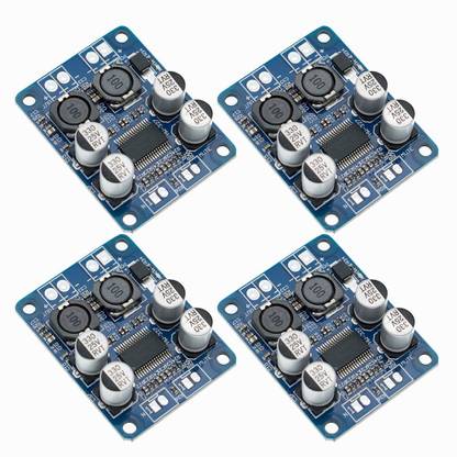 geeta enterprises (Pack of 4) Digital Amplifier Audio Board Stereo Class D, 5V, 12V, 24V high Power (TPA 3118 Mono) Sound Recorder and Sound Circuit Electronic Hobby Kit