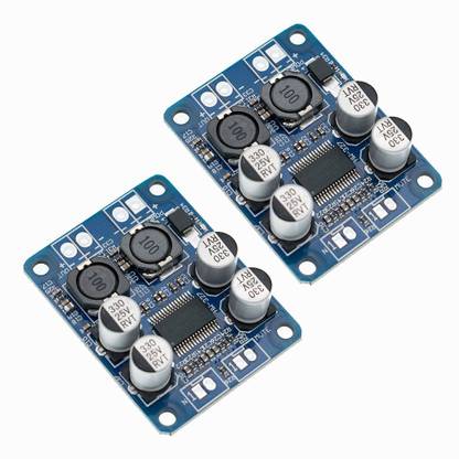 geeta enterprises (Pack of 2) Digital Amplifier Audio Board Stereo Class D, 5V, 12V, 24V high Power (TPA 3118 Mono) Sound Recorder and Sound Circuit Electronic Hobby Kit