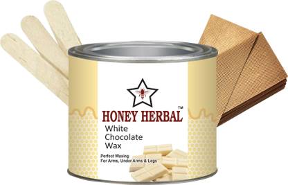 HONEY HERBAL Chocolate Wax Mealt Easily,Wax for Smooth skin (600 g) Wax