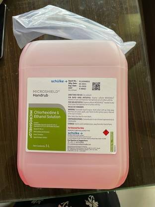 Microshield CHG Pink Handrub 5 Lit Hand Rub Can