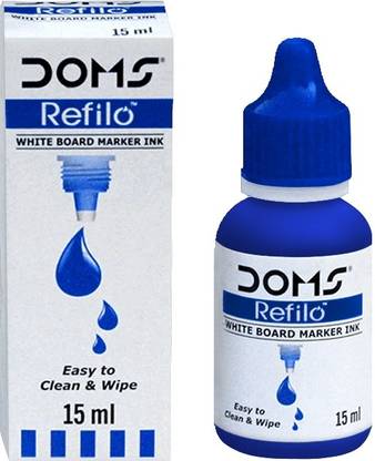 DOMS Whiteboard Marker Ink Blue 15 ml Marker Refill