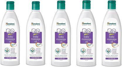 HIMALAYA Baby Massage Oil Bottle( Pack Of 5 )