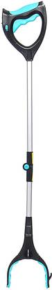 KolorFish Grab It Portable Pick Up Tool Reacher Grabber Foldable Long Trash Clamps 33" inch with Gripper Lock Trash Stick Medical Reacher & Grabber