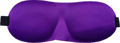 SYGA 3D Breathable Sleep Mask Eye Mask for Sleeping Blindfold Travel Night Blackout Eyeshade for Men Women, Contoured Eyemask with Adjustable Fastener Tape Strap for Shift Work, Naps, Tarvel- Purple Eye Shade