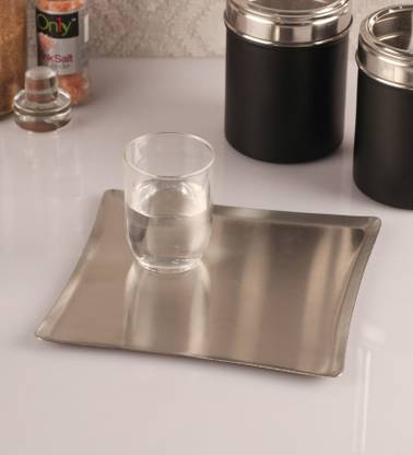 Dynore Square Serving Platter/Starter,Drinks,Snacks,Salad,Dessert serving Tray Tray Serving Set