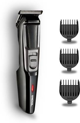 NOVA NHT 1076 Trimmer 30 min Runtime 4 Length Settings  (Black) at Rs. 449