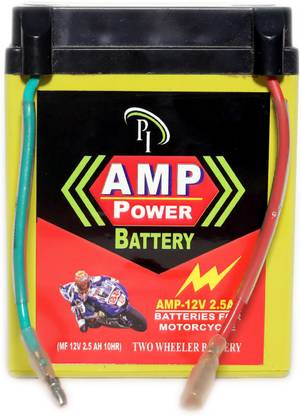 PI 2.5 AH EXTRA POWER BIKE BATTERY 2.5 Ah Battery for Bike