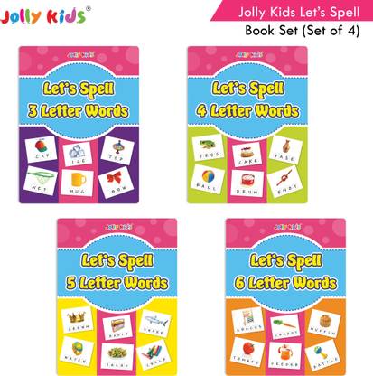 Let's Spell 3, 4, 5, & 6 Letter Words (4 in 1)