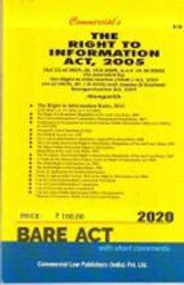 The Right To Information Act, 2005- 2023/Edition