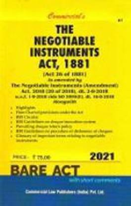 The Negotiable Instruments Act, 1881